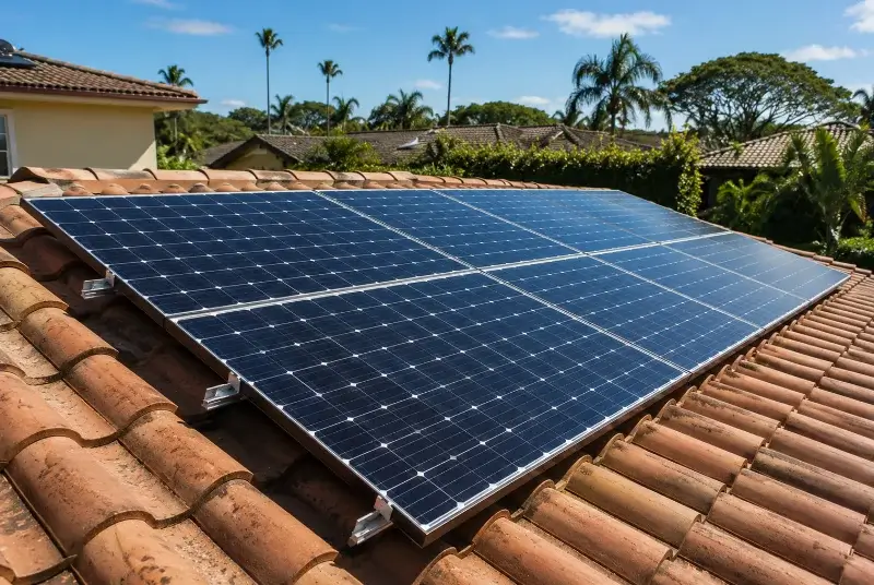 Installation de panneaux solaires à Sallespisse